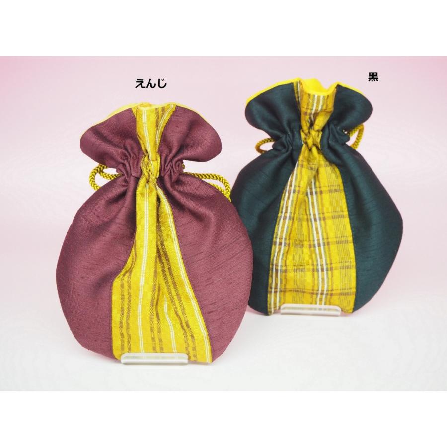 本場黄八丈　半巾帯　黄八 半幅帯【本場黄八丈】正絹 手織り草木染 紬 縞文様 着物帯 黄色