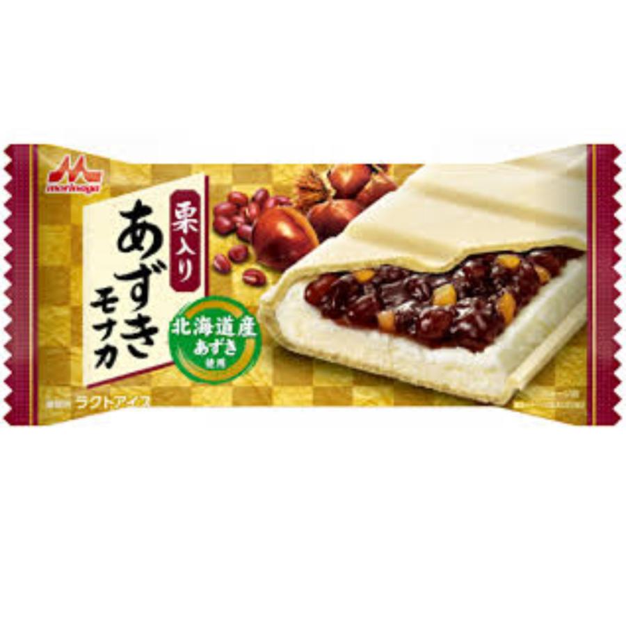 アイス 森永 栗入りあずきモナカ 120ml 24個入 差し入れ 年末年始 冬休み 贅沢 御年賀 誕生日 お歳暮 和スイーツ | 森永乳業