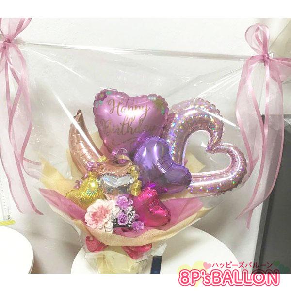 ムーンハートハピバ　バルーン　ギフト 発表会 お誕生日会 発表会 結婚式 ギフト 飾り付け　装飾 バルーン 電報　サプライズ | 