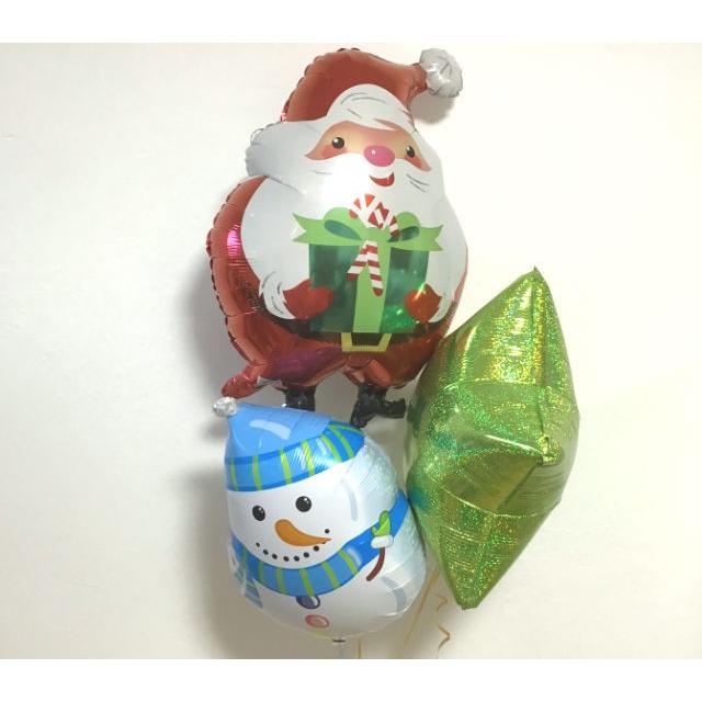 サンタ雪だるま　バルーン　ギフト 発表会 お誕生日会 発表会 結婚式 ギフト 飾り付け　装飾 バルーン 電報　サプライズ | 