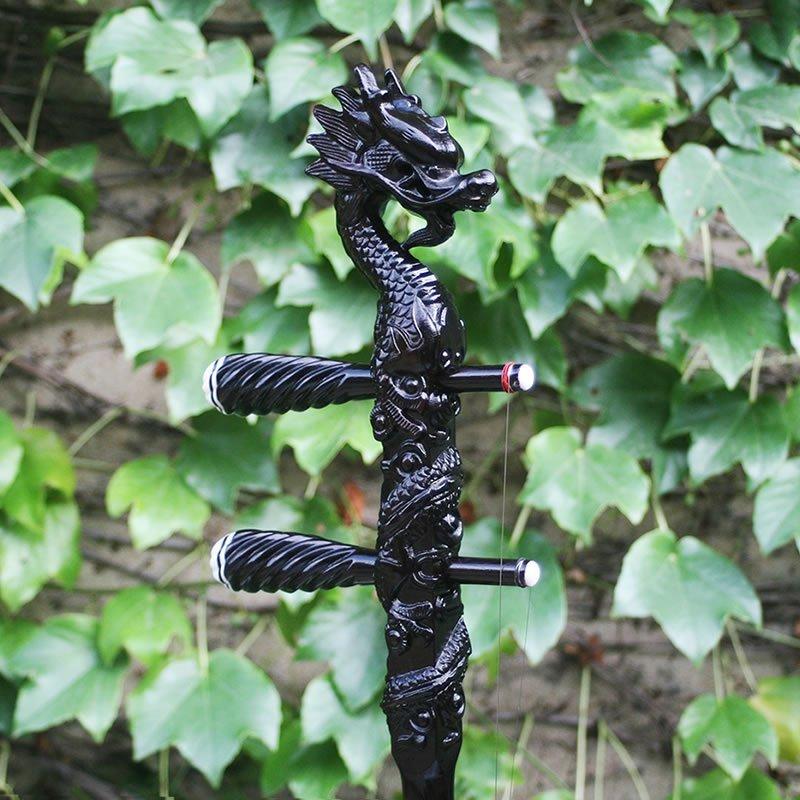 巨匠の手工制作 シタン瑞雲盤龍の二胡 専門 演奏級 一級のシタン