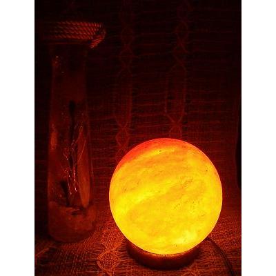 岩塩ランプ ボール型ｍ 1個 ソルトランプ 配線器具は付きません 別途購入 G0003 ヒマラヤ岩塩直販店 Takara 通販 Yahoo ショッピング