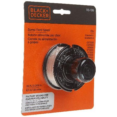 割引オーダー Black & Decker Replacement Trimmer Spool-REPL TRIMMER LINE SPOOL (並行輸入品)