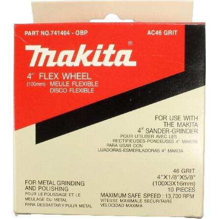 売れ筋超安い Makita - Whe Gri 4 Flex 46Grit 10Pk (741404-OBP)
