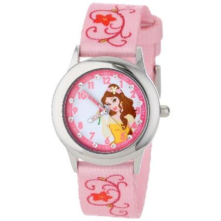 激安先着 Steel Stainless Glitz Belle W001039 Kids' Disney Printed Watch Strap 腕時計