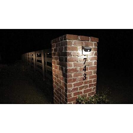 HALO　Solar　Outdoor　Light　120　Wedge　Light　＆　Coverage　Security　Bronze　Motion　Flood　Sensor　LED　Degree