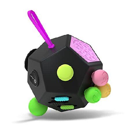 Minilopa フィジェットドデカゴン 12面の手揉みトイキューブ ストレスや不安を和らげる 抗うつキューブ 注意欠陥多動性障害 Adhd 注意 その他おもちゃ 数量限定 Www Casascordeiro Com Br