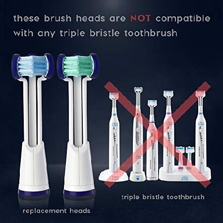 ネット特売 Compatible with Sonicare® ONLY- Three Headed Replacement Toothbrush Heads -