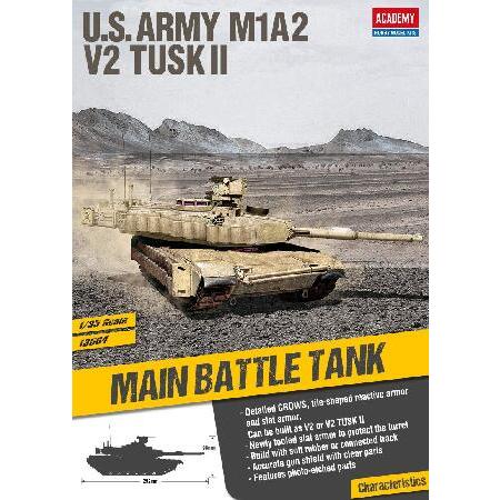 こちらは並行輸入品です。どうぞお気軽にお問い合わせください。1/35 U.S.ARMY M1A2 V2 TUSKII MAIN BATTLE TANK #13504 ACADEMY