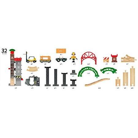 BRIO ( ブリオ ) WORLD ウェアハウスレールセット 対象年齢 3歳~ ( 電車 おもちゃ 木製 レール ) 33887 