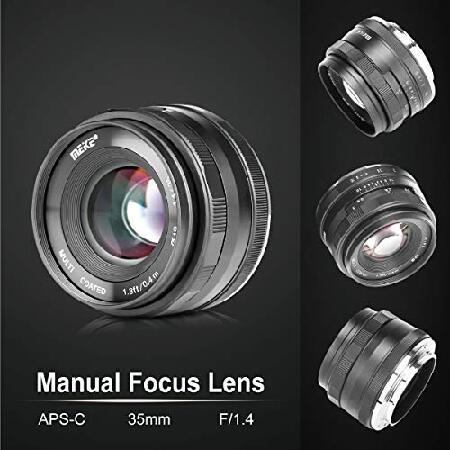 Meike MK-35mm F1.4 大口径広角レンズ マニュアルフォーカスレンズ