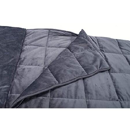 売れ済クリアランス ZooVaa Weighted Sleeping Bag - Soft Microfiber Minky Weighted Blanket 13LB