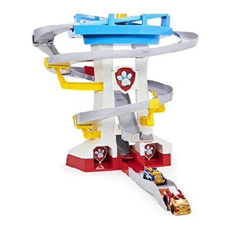 【公式ショップ】 Paw Patrol， True Metal Adventure Bay Rescue Way Playset with 2 Exclusive Vehicles， 1:55 Scale