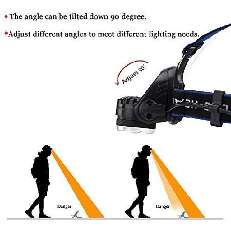 Ultra　Bright　Warm　Mode　Light　Focus　Light　Headlamp　Headlamps,Adjustable　LED　,3　White　Yellow　Hands-Free　Amber　Light　Warm　Zoomable　Headlight