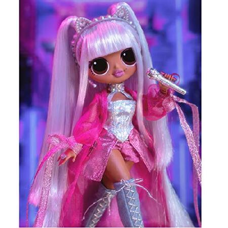 通販のお買物 LOL Surprise OMG Remix Kitty K Fashion Doll – with 25 Surprises， Plays Musi