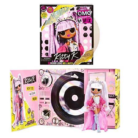 通販のお買物 LOL Surprise OMG Remix Kitty K Fashion Doll – with 25 Surprises， Plays Musi