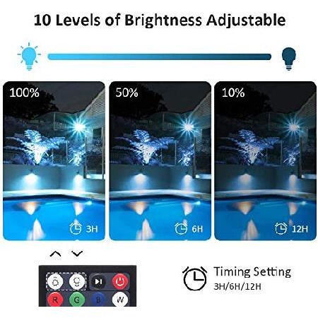 Ustellar　Pack　60W　Outdoor　LED　Flood　Exterior　Landscape　Waterproof　Party　Floodlight　Changing　IP66　Uplighting　Led　RGB　Wall　Washer　Color　Lights　Garden