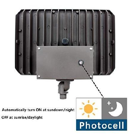 150W　Outdoor　LED　Light　Knuckle,　Dusk　Equivalent,　with　21000LM　1500W　5000K　100-277V　Commercial　Out　LED　Flood　Light　ETL　Dawn　to　Daylight,　Flood　Fixture,