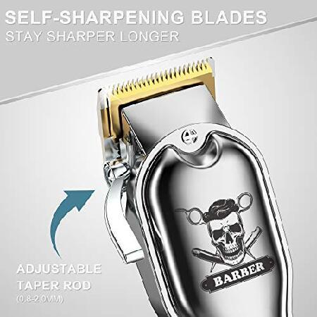 純正購入 Hatteker Hair Cutting Kit Pro Hair Clippers for Men Professional Barber Clippers IPX7 Waterproof Cordless Beard Trimmer Hair Trimmer