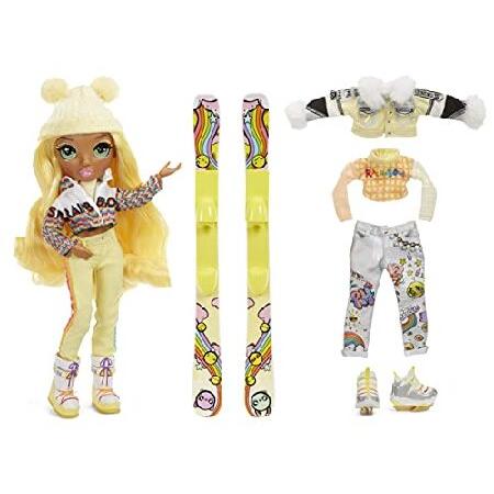 うのにもお得な Rainbow High Winter Break Sunny Madison – Yellow Fashion Doll and Playset w