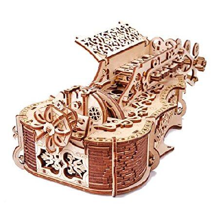 Wood Trick ウッドトリック リラ・ダ・ヴィンチ ハーディ ガーディ 楽器になる 3Dウッドパズル / 木製模型 