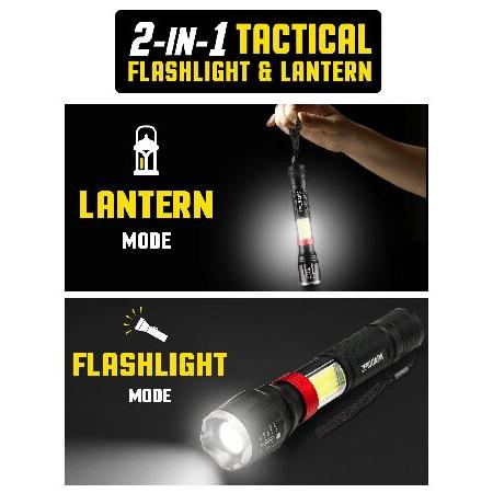 販促モール ZeroDark Flashlights Headlamp Lantern 3-Piece Set， Flashlight + Head Lamp + Camping Lantern Battery Powered LED High Lumens Camping Lights flashlights
