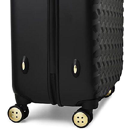 ★最終価格★ Ted Baker Womens Belle Fashion Lightweight Hardshell Spinner Luggage (Black， Checked-Medium 27-Inch) 【YW1190252923】(41492円)