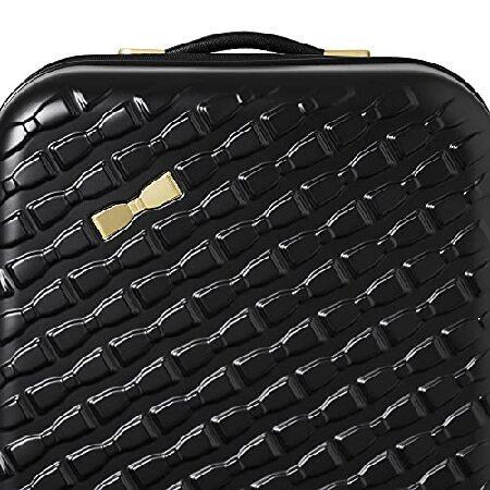 ★最終価格★ Ted Baker Womens Belle Fashion Lightweight Hardshell Spinner Luggage (Black， Checked-Medium 27-Inch) 【YW1190252923】(41492円)
