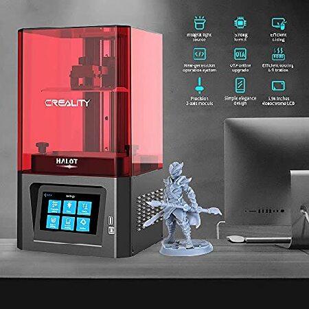 Creality Official HALOT-ONE CL-60 Resin 3D Printer Integral Lighting Dual Cooling ＆ Filtering System Easy Slicing LCD Resin 3D Printer 5" Monochrome
