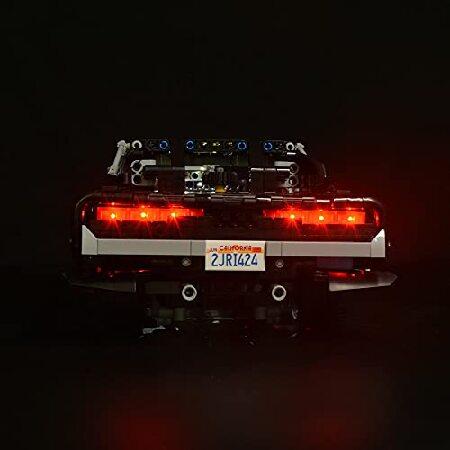 直販値下 Kyglaring LED照明キット Technic Fast ＆ Furious Dom´s Dodge Charge用 ライトセット レゴ42111 ビルディングセットと互換性あり レゴセットは含まれません (