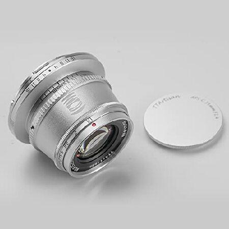 幅広いラインナップ TTArtisan 35mm F1.4 APS-C Manual Focus Lens Compatible with L Mount Camera Leica T， TL， TL2， CL， Sigma FP (Silver)