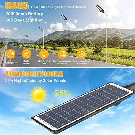 400W　Led　Solar　Light　20000LM　Sensor,　Lights　IP66　Waterproof　Street　to　Flood　Dawn　Motion　Outdoor　Outdoor,　Light　Security　LED　Solar　Solar　Dusk　Lamp　with