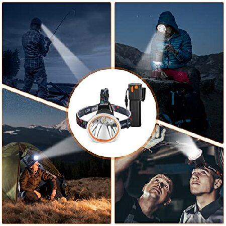 Vanvale　High　Power　Outdoor　for　Camping　LED　Long　Separation　Head　Design　Headlamp　Hunti　Distance　Lamps　Headlight　Hiking　Waterproof＆Rechargeable　Fishing