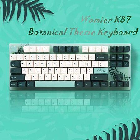 アウトレット販売 Womier K87 TKL Keyboard， Hot Swappable Mechanical Keyboard， 87 Keys Custom