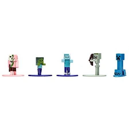 予約発売 Jada 253265007 Minecraft Dungeons Nano Figure Multi Pack Wave 7， Multicolou