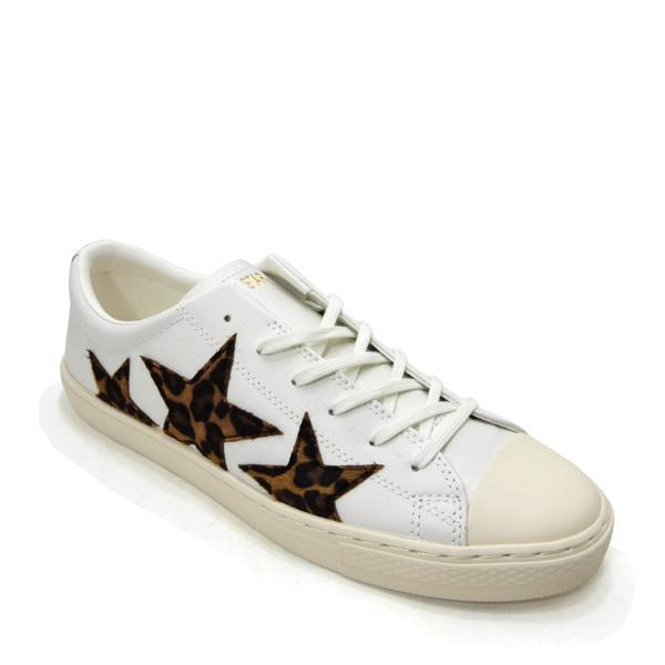 コンバース メンズ スニーカー レパード柄 CONVERSE ALL STAR COUPE TRIOSTAR LP OX ホワイト/レパード ローカット 送料無料｜928moc｜03