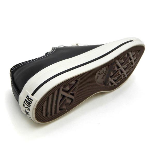 CONVERSE（コンバース） レザースニーカー レディース オールスター 黒