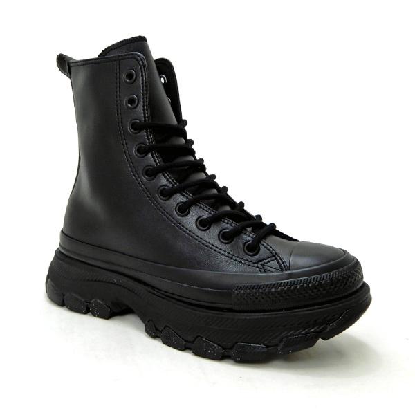 【美品】コンバース　ブラック TREKWAVE ハイ　厚底 コンバース CONVERSE 【厚底】ALL STAR TREKWAVE Z HI