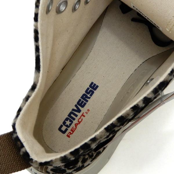 コンバース トレックウエーブ 厚底 レディース スニーカー CONVERSE ALL STAR R TREKWAVE ANIMALFUR HI アニマル ファー レパード 送料無料｜928moc｜07