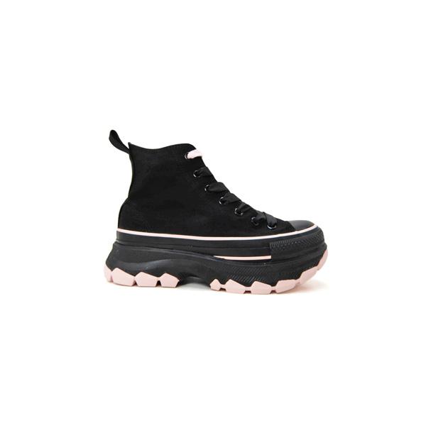 CONVERSE（コンバース） スニーカー レディース 黒 厚底 トレック