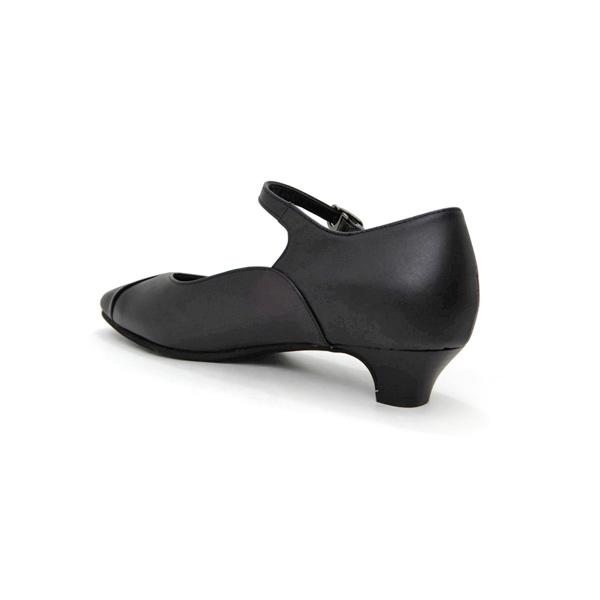 BARCLAY（バークレー） パンプス 本革 黒 ストラップ 2037 2E 定番