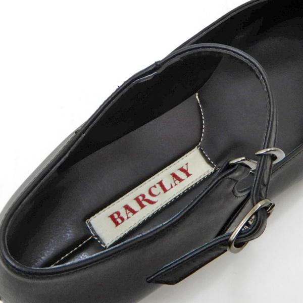 BARCLAY（バークレー） パンプス 本革 黒 ストラップ 2037 2E 定番