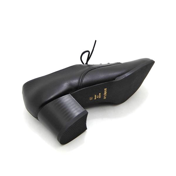 BARCLAY（バークレー） 靴 レディース ヒール 本革 黒 2E レースアップ