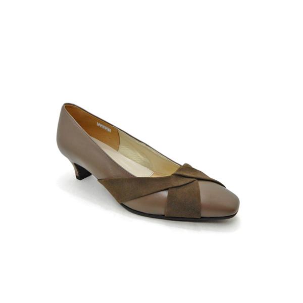 FIZZ REEN（フィズリーン） セール パンプス 本革 幅広 3E 1606 トープ