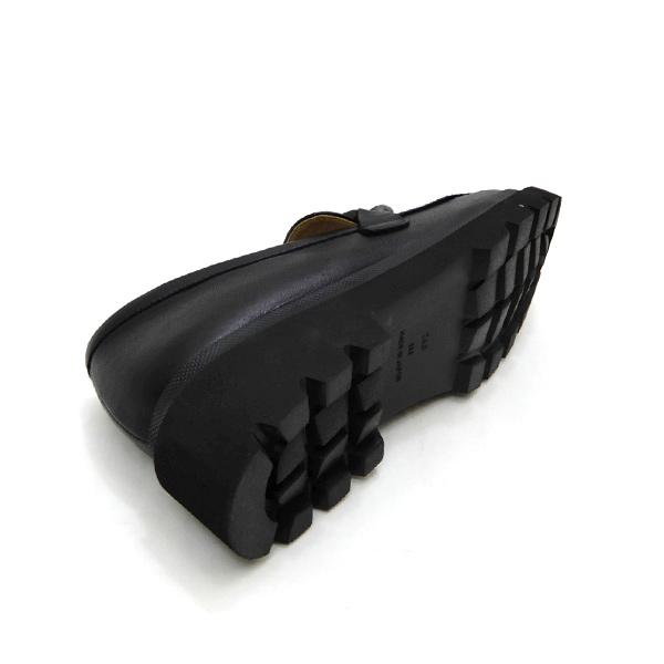 FIZZ REEN フィズリーン プレーンパンプス 本革 黒 EEE 3E 23 FIZZ REEN ビットローファー レディース 本革 黒 幅広 3E