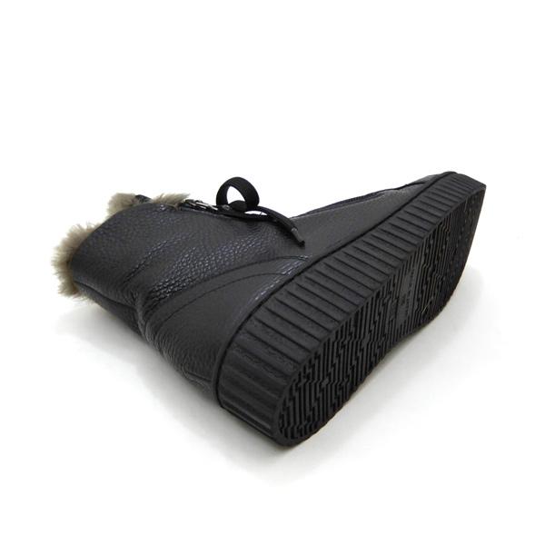 FIZZ REEN（フィズリーン） ブーツ スニーカー レディース 幅広 黒