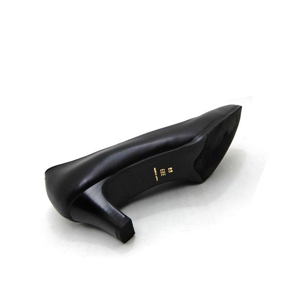 FIZZ REEN（フィズリーン） パンプス 黒 ヒール スクエアトゥ 靴 本革