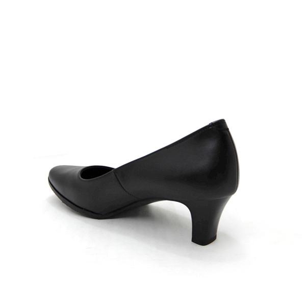 FIZZ REEN（フィズリーン） パンプス 黒 ヒール スクエアトゥ 靴 本革