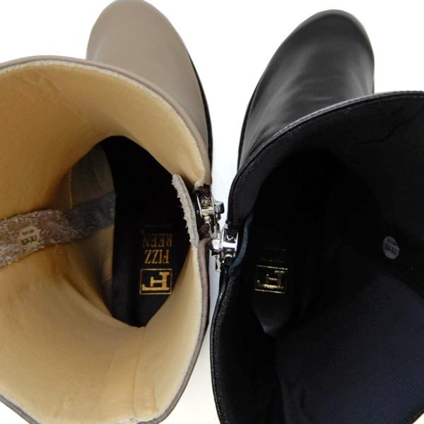 FIZZ REEN 【30％オフ】FIZZ ショート ブーツ レディース 本革 軽量