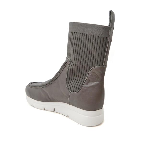 FIZZ REEN（フィズリーン） ショートブーツ レディース グレー 幅広 4E
